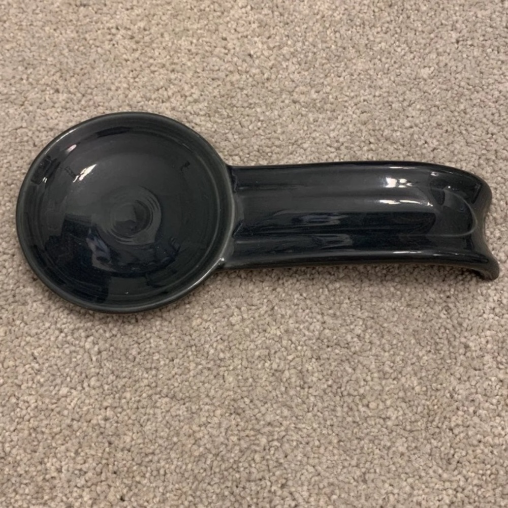 Fiestaware spoon rest in slate